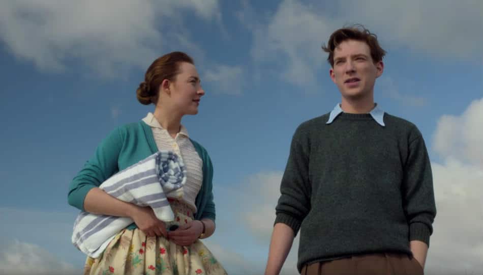 brooklyn - Saoirse Ronan and Domhall Gleeson