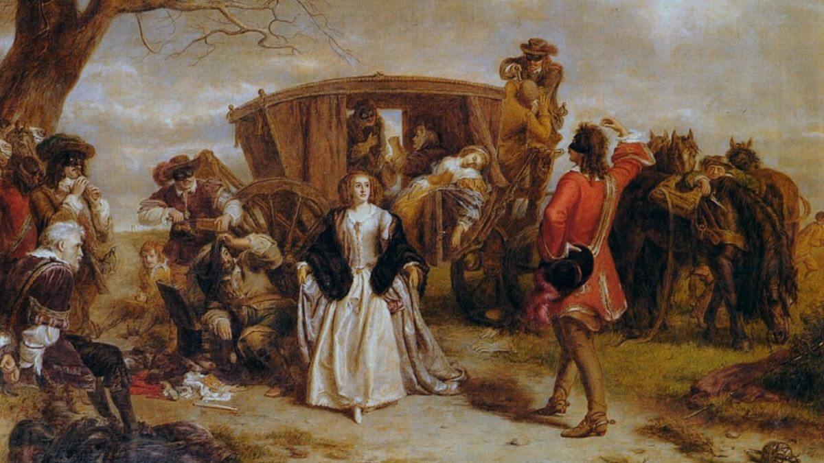Claude Duval - painting by William Powell Frith