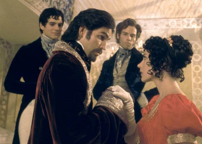 The Count and Mercedes in The Count of Monte Cristo. Photo: Touchstone Pictures.