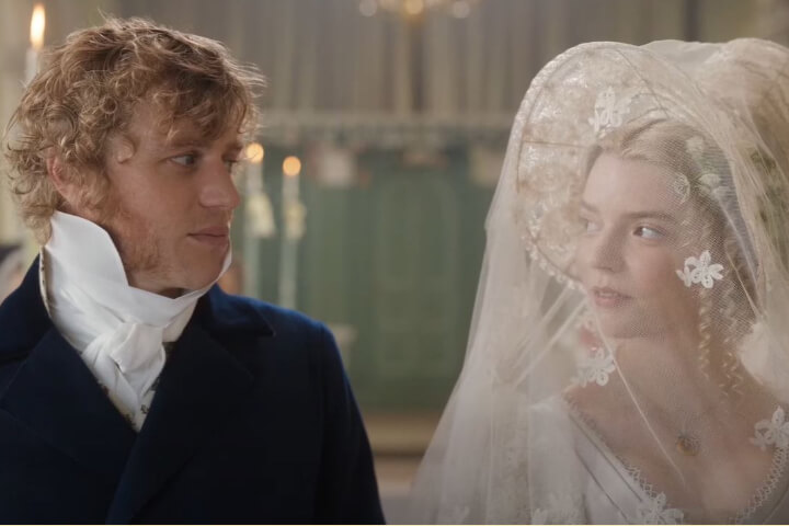 Emma and Mr Knightley get married.
