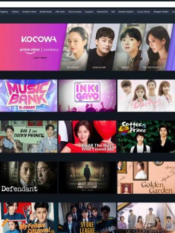 kocowa amazon prime video