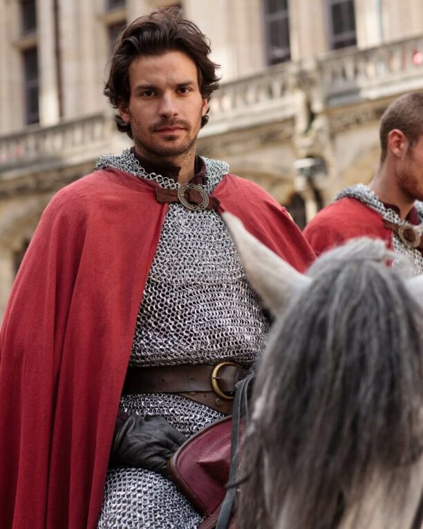 Lancelot in Merlin on horse