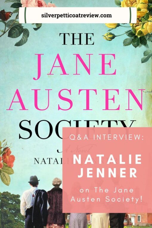 Q&A Interview: Natalie Jenner on 'The Jane Austen Society' - Pinterest image