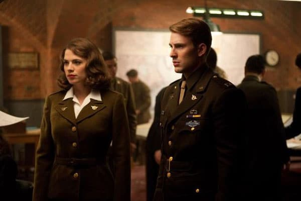 Peggy and Steve from Captain America: The First Avenger Photo: Marvel Entertainment